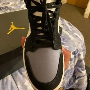 Jordan | Shoes | Air Jordan Mid Satin Grey Toe | Poshmark